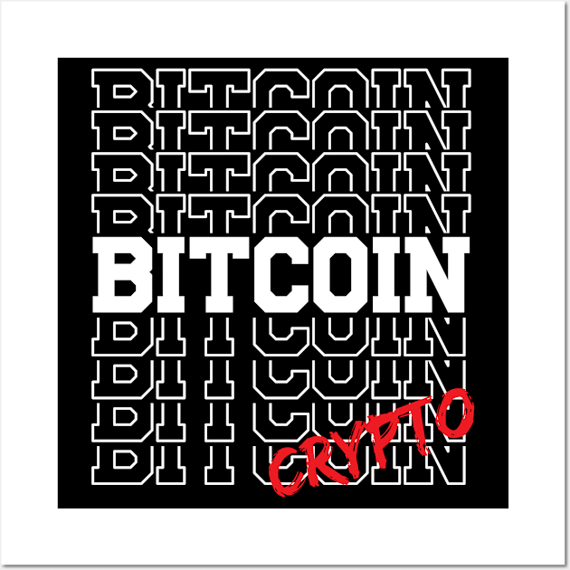 BitCoin Crypto Wall Art by Pistacchio Gift